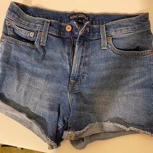 J. CREW | Jean shorts, size 25, cutoffs- fits like a 27/28